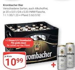 Aktuelle Krombacher Angebote bei GLOBUS in Speyer Aktuelles Krombacher Bier Angebot bei GLOBUS in Speyer ab 10,99 €