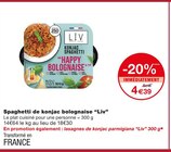 Monoprix - Spaghetti de konjac bolognaise : offre du catalogue Promo Spaghetti de konjac bolognaise à 4,39 € dans le catalogue Monoprix ""