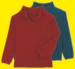 Sweat Micropolaire Enfant en promo à 4,90 € chez Hyper U Sweat Micropolaire Enfant dans le catalogue Hyper U