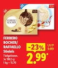 FERRERO  ROCHER/ RAFFAELLO Stieleis bei Lidl im Prospekt "" für 2,99 €