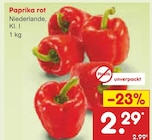 Paprika rot im Angebot bei Netto Marken-Discount in Gronau Paprika rot Angebote bei Netto Marken-Discount Gronau für 2,29 €