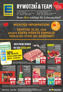 EDEKA Prospekt der Woche "Aktuelle Angebote" Seite 1, 05.05.2025 bis 10.05.2025 für Moers Aktueller EDEKA Prospekt "Aktuelle Angebote" Seite 1 von 24 Seiten für Moers