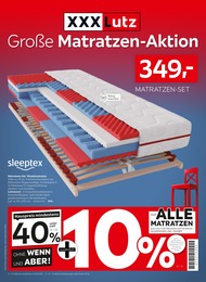 XXXLutz Möbelhäuser Prospekt: "Große Matratzen-Aktion", 12 Seiten, 20.05.2024 - 02.06.2024