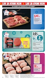 Promos Viande dans le catalogue "LES 20 JOURS PLUS" de Super U Viande en promo dans le catalogue Super U à la page 26