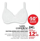 Soutien-gorge avec armatures - SANS COMPLEXE en promo chez U Express Limoges à 12,45 €