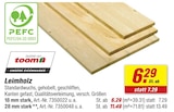 Leimholz von toom im aktuellen toom Baumarkt Prospekt für 6,29 €