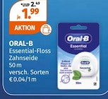 Essential-Floss Zahnseide von Oral-B im aktuellen Müller Prospekt für 1,99 €