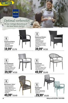 Sitzmöbel im METRO Prospekt "Wochenangebote SCO + Gewinnspiel + Outdoor" mit 75 Seiten (Bremerhaven)