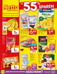 Bitburger im aktuellen Netto Marken-Discount Prospekt (Gießen) Bitburger im Netto Marken-Discount Prospekt "Aktuelle Angebote" mit 68 Seiten (Gießen)