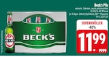 Aktuelle Becks Angebote bei EDEKA in Ingolstadt Aktuelles Pils Angebot bei EDEKA in Ingolstadt ab 11,99 €