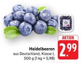 EDEKA - Heidelbeeren Angebot im Prospekt Heidelbeeren bei EDEKA im Prospekt "" für 2,99 €
