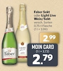 Sekt von Faber im aktuellen combi Prospekt