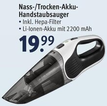 Nass-/Trocken-Akku-Handstaubsauger bei Rossmann in Fürth Nass-/Trocken-Akku-Handstaubsauger im Angebot bei Rossmann Fürth für 19,99 €