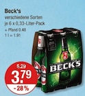 Beck's von  im aktuellen V-Markt Prospekt für 3,79 €