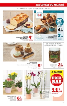 Promo Brioche dans le catalogue Super U du moment à la page 33