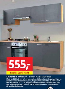 Küchenzeile 'Leipzig'*2 bei BAUHAUS in Neuwied Küchenzeile 'Leipzig'*2 im Angebot bei BAUHAUS Neuwied für 555,00 €