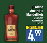 Amaretto Mandellikör im EDEKA Prospekt Amaretto Mandellikör von Di Alfino im aktuellen EDEKA Prospekt für 4,99 €