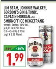 Jim Beam, Johnnie Walker, Gordon's Gin & Tonic, Captain Morgan oder Smirnoff Ice Mixgetränk Angebote bei Marktkauf Beckum für 1,99 €