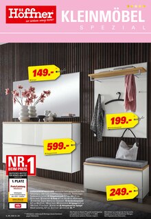 Aktueller Höffner Prospekt (Neuss, 10 Seiten zum blättern Höffner Prospekt KLEINMÖBEL SPEZIAL mit 10 Seiten