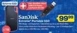 Extreme Portable SSD von SanDisk für 99,99 € bei EURONICS im Angebot Extreme Portable SSD von SanDisk im aktuellen EURONICS Prospekt