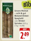 Bioland-Dinkel-Spaghetti oder Dinkel-Spiralen bei EDEKA im Prospekt "" für 2,49 €