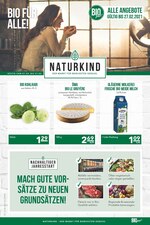 Naturkind Prospekt für Hamburg mit 8 Seiten Naturkind Prospekt für Hamburg: "Bio für alle!", 8 Seiten, 01.02.2021 - 27.02.2021