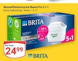 Wasserfilterkartusche Maxtra Pro 5 + 1 im Angebot bei GLOBUS in Hanau Wasserfilterkartusche Maxtra Pro 5 + 1 Angebote von Brita bei GLOBUS Hanau für 24,99 €