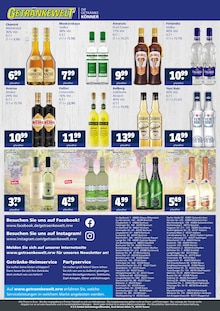Likör im aktuellen Getränkewelt Prospekt (Bochum) Likör im Getränkewelt Prospekt "DIE GETRÄNKEKÖNNER" mit 4 Seiten (Bochum)