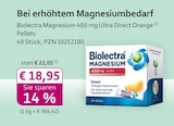 Magnesium 400 mg Ultra Direct Orange Pellets von Biolectra im aktuellen mea - meine apotheke Prospekt