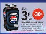 Soda sans sucres - PEPSI dans le catalogue E.Leclerc