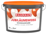 Wohnraumfarbe 'Jubiläumsweiß' im Angebot bei BAUHAUS in Ludwigshafen Wohnraumfarbe 'Jubiläumsweiß' Angebote von BAUHAUS bei BAUHAUS Ludwigshafen für 29,00 €