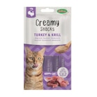 Promo Friandise en crème pour chat dinde et krill Bubimex Creamy x 4 - 60 g à 1,99 € dans le catalogue Botanic à Dijon