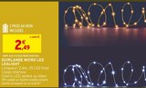 Guirlande Micro LED Lealight - Intermarché Hyper Guirlande Micro LED Lealight à 2,49 € dans le catalogue Intermarché Hyper