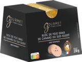 Bloc de foie gras de canard du sud-ouest - GOURMET FINEST CUISINE en promo à 11,49 € chez Aldi Bloc de foie gras de canard du sud-ouest - GOURMET FINEST CUISINE dans le catalogue Aldi