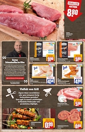 Aktueller REWE Prospekt mit Schweinefleisch, "Dein Markt", Seite 8