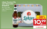 Aktuelle Bier Angebote bei Netto Marken-Discount in Stendal (Hansestadt) Aktuelles Lübzer Premium Pils oder Naturradler Grapefruit Angebot bei Netto Marken-Discount in Stendal (Hansestadt) ab 10,99 €