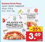Pizza Angebote von Gustavo Gusto bei Netto Marken-Discount Oranienburg für 3,49 €