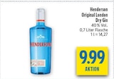 Original London Dry Gin im diska Prospekt Original London Dry Gin von Henderson im aktuellen diska Prospekt für 9,99 €