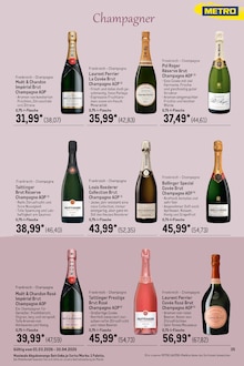 Champagner im METRO Prospekt "Saisonkatalog Frühling" mit 60 Seiten (Jena)
