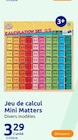 Jeu de calcul - MINI MATTERS dans le catalogue Action