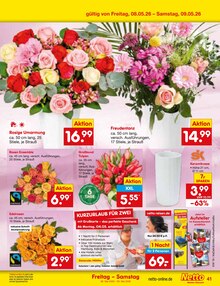 Blumen im Netto Marken-Discount Prospekt "Aktuelle Angebote" mit 75 Seiten (Reutlingen)