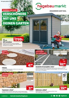 Terrassenplatten im Hagebaumarkt Prospekt "VERSCHÖNERE MIT UNS DEINEN GARTEN" mit 24 Seiten (Mönchengladbach)