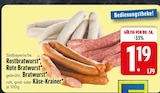 Rostbratwurst im Angebot bei EDEKA in Regensburg Rostbratwurst Angebote bei EDEKA Regensburg für 1,19 €