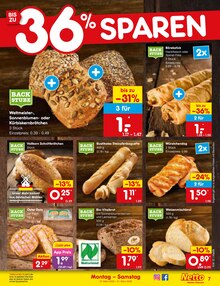 Brot im Netto Marken-Discount Prospekt "Aktuelle Angebote" mit 64 Seiten (Wuppertal)