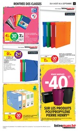 Promos Boîte De Rangement dans le catalogue "VIVEMENT LA FIN DES VACANCES" de Intermarché Express Boîte De Rangement en promo dans le catalogue Intermarché Express à la page 21