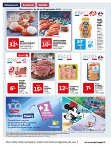 Catalogue Auchan Supermarché, 26/09/2023 - 08/10/2023, Auchan supermarché, 8 pages Prospectus Auchan Supermarché en cours, "Auchan supermarché", 8 pages