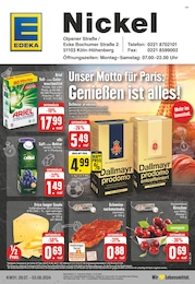 EDEKA Prospekt für Köln: "Aktuelle Angebote", 24 Seiten, 29.07.2024 - 03.08.2024