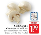 EDEKA - Champignons weiß Angebot im Prospekt Champignons weiß bei EDEKA im Prospekt "" für 1,79 €