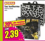 Sac isotherme - NORMA en promo chez Norma Colmar à 2,39 €
