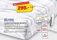 7-ZONEN-KALTSCHAUM-MATRATZE bei Höffner in Cottbus 7-ZONEN-KALTSCHAUM-MATRATZE im Angebot bei Höffner Cottbus für 299,00 €